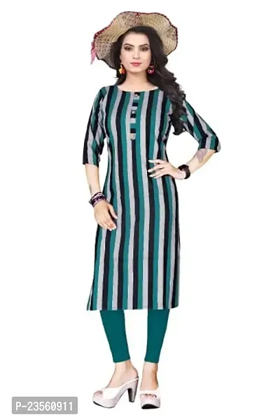 TRADITIONAL COLLECTION Women's Cotton Straight Line Kurta | Kurti for Girls