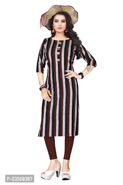 TRADITIONAL COLLECTION Women's Cotton Straight Line Kurta | Kurti for Girls