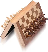 Aimer Wooden Chess 13 Inch  Foldable Wooden Chess With 32 Chess Coins-thumb2