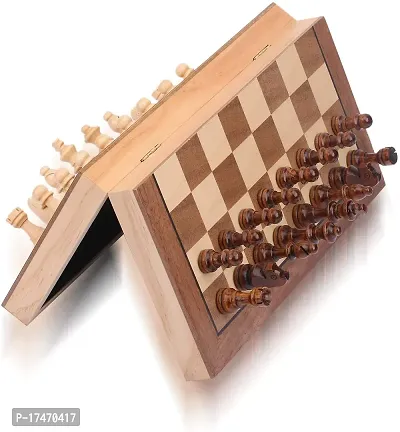 Aimer Wooden Chess 13 Inch  Foldable Wooden Chess With 32 Chess Coins-thumb3