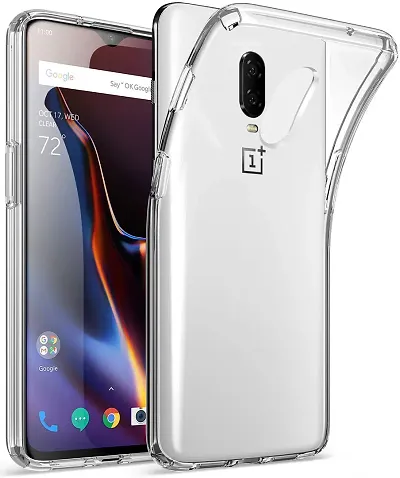 BAI AND KAKA? Exlusive Silicon [Bumper] Transparent with Shockproof Slim Back Cover Case For Oneplus 7 (Transparent)