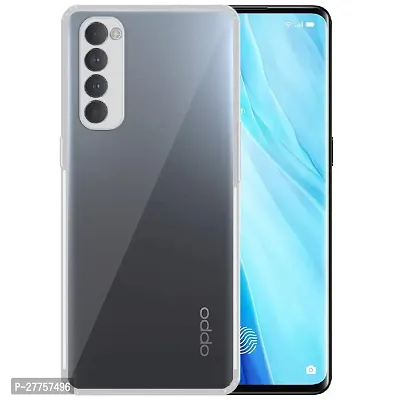 RichCell Soft Silicone|Perfect Fitting Hybrid Edge to Edge Side Protection Transparent Back Cover for Oppo Reno 4 Pro-thumb2