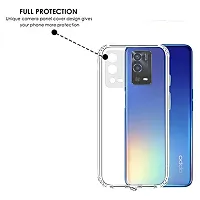 RichCell Soft Silicone|Perfect Fitting Hybrid Edge to Edge Side Protection Transparent Back Cover for Oppo A55-thumb3