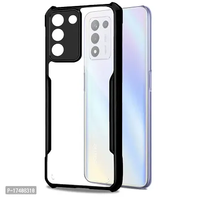 Rich Cell Shockproof Crystal Clear Eagle Back Cover With 360 Protection for Realme 9 5G Speed Edition - Black-thumb0