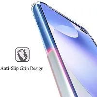 RichCell Soft Silicone|Perfect Fitting Hybrid Edge to Edge Side Protection Transparent Back Cover for Samsung A03 Core-thumb1