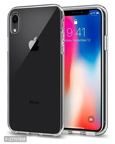 RichCell Soft Silicone|Perfect Fitting Hybrid Edge to Edge Side Protection Transparent Back Cover for iPhone XR-thumb0