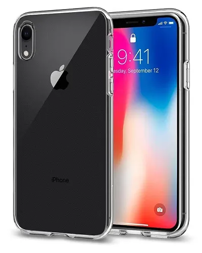 RRTBZ Transparent Soft Silicone TPU Flexible Back Cover Compatible for iPhone X/XS