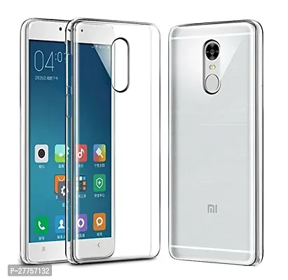 RichCell Soft Silicone|Perfect Fitting Hybrid Edge to Edge Side Protection Transparent Back Cover for Redmi Note 4-thumb0