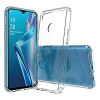 RichCell Soft Silicone|Perfect Fitting Hybrid Edge to Edge Side Protection Transparent Back Cover for Oppo F9 Pro-thumb1