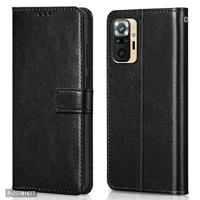 Rich Cell Shockproof Vintage Flip Back Cover For Asus Zenfon Max Pro M2 Black-thumb0