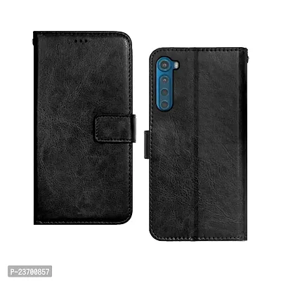 Rich Cell Shockproof Vintage Flip Back Cover For Asus Zenfon Max Pro M2 Black