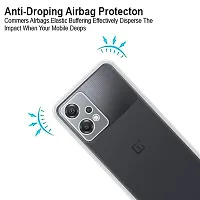 RichCell Soft Silicone|Perfect Fitting Hybrid Edge to Edge Side Protection Transparent Back Cover for OnePlus Nord CE 2 Lite-thumb1