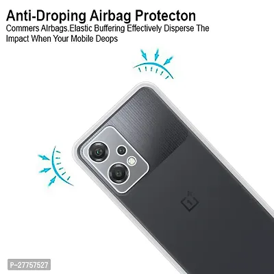 RichCell Soft Silicone|Perfect Fitting Hybrid Edge to Edge Side Protection Transparent Back Cover for OnePlus Nord CE 2 Lite-thumb2