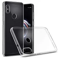 RichCell Soft Silicone|Perfect Fitting Hybrid Edge to Edge Side Protection Transparent Back Cover for Redmi Note 5 Pro-thumb1