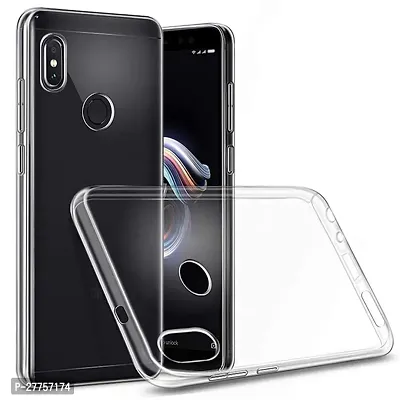 RichCell Soft Silicone|Perfect Fitting Hybrid Edge to Edge Side Protection Transparent Back Cover for Redmi Note 5 Pro-thumb2