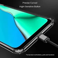 RichCell Soft Silicone|Perfect Fitting Hybrid Edge to Edge Side Protection Transparent Back Cover for Oppo A78 5G-thumb3