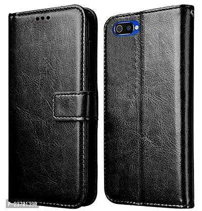 Rich Cell Shockproof Vintage Flip Back Cover For Asus Zenfon Max Pro M2 Black