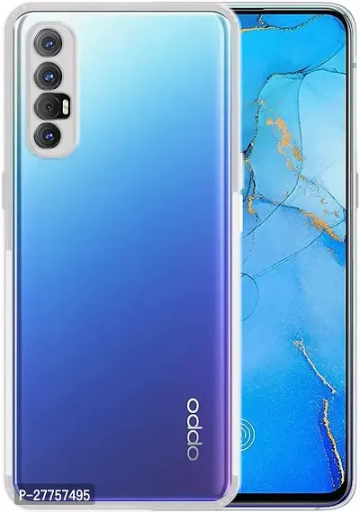 RichCell Soft Silicone|Perfect Fitting Hybrid Edge to Edge Side Protection Transparent Back Cover for Oppo Reno 3 Pro-thumb2