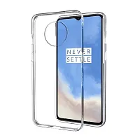 RichCell Soft Silicone|Perfect Fitting Hybrid Edge to Edge Side Protection Transparent Back Cover for OnePlus 7T-thumb2