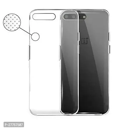 RichCell Soft Silicone|Perfect Fitting Hybrid Edge to Edge Side Protection Transparent Back Cover for OnePlus 5T-thumb2