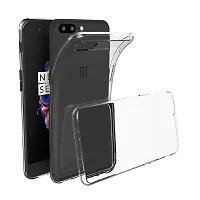 RichCell Soft Silicone|Perfect Fitting Hybrid Edge to Edge Side Protection Transparent Back Cover for OnePlus 5T-thumb2