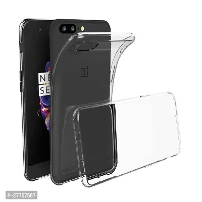 RichCell Soft Silicone|Perfect Fitting Hybrid Edge to Edge Side Protection Transparent Back Cover for OnePlus 5T-thumb3