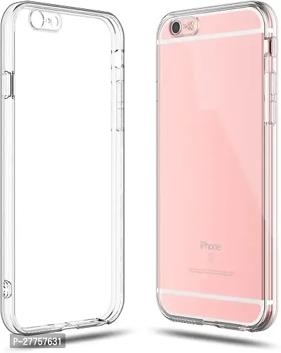 RichCell Soft Silicone|Perfect Fitting Hybrid Edge to Edge Side Protection Transparent Back Cover for iPhone 6 Plus-thumb2