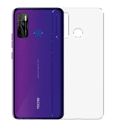 OO LALA JI Crystal Clear for Tecno Camon 15 Back Cover Transparent