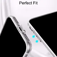 RichCell Soft Silicone|Perfect Fitting Hybrid Edge to Edge Side Protection Transparent Back Cover for Samsung A31-thumb3