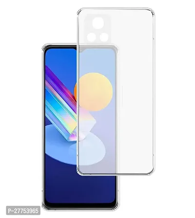 Rich Cell Soft Silicone|Perfect Fitting Hybrid Edge to Edge Side Protection Transparent Back Cover for Vivo Y72 5G-thumb0