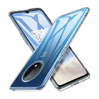 RichCell Soft Silicone|Perfect Fitting Hybrid Edge to Edge Side Protection Transparent Back Cover for OnePlus 7T-thumb3