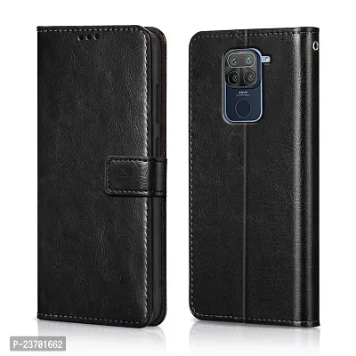 Rich Cell Shockproof Vintage Flip Back Cover For Asus Zenfon Max Pro M2 Black-thumb0