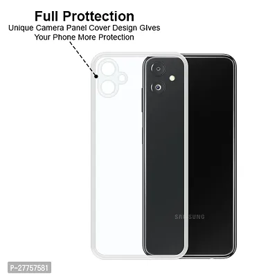 RichCell Soft Silicone|Perfect Fitting Hybrid Edge to Edge Side Protection Transparent Back Cover for Samsung F14 5G-thumb4