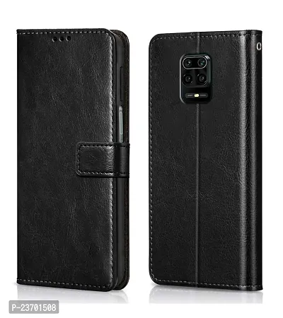 Rich Cell Shockproof Vintage Flip Back Cover For Asus Zenfon Max Pro M2 Black-thumb0