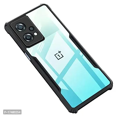 Rich Cell Shockproof Crystal Clear Eagle Back Cover With 360 Protection for OnePlus Nord Ce 2 Lite - Black-thumb0