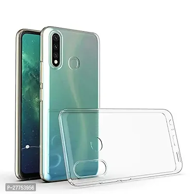 Rich Cell Soft Silicone|Perfect Fitting Hybrid Edge to Edge Side Protection Transparent Back Cover for Vivo Y19-thumb0