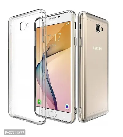 RichCell Soft Silicone|Perfect Fitting Hybrid Edge to Edge Side Protection Transparent Back Cover for Samsung J7 Prime-thumb0