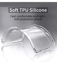 RichCell Soft Silicone|Perfect Fitting Hybrid Edge to Edge Side Protection Transparent Back Cover for Tecno POVA 3-thumb1