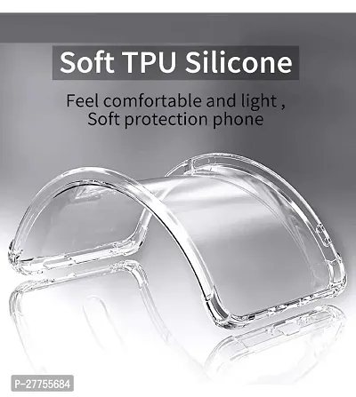 RichCell Soft Silicone|Perfect Fitting Hybrid Edge to Edge Side Protection Transparent Back Cover for Tecno POVA 3-thumb2