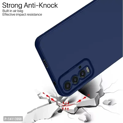 Cute Click Soft Silicone Slim Matte Liquid Silicone TPU | Shockproof Slim Back Cover Case for Mi 9 Power  - Blue-thumb3