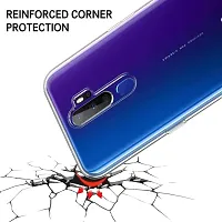 RichCell Soft Silicone|Perfect Fitting Hybrid Edge to Edge Side Protection Transparent Back Cover for Oppo A9 2020-thumb4