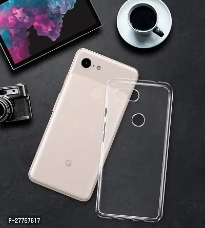 RichCell Ultra-Hybrid Crystal Clear| Shockproof Design | Camera Protection Bump | Soft Clear Back | Bumper Case Cover for Google Pixel 3A - Transparent