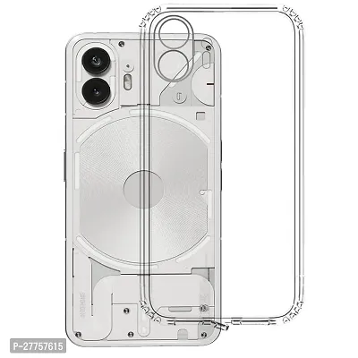 RichCell Ultra-Hybrid Crystal Clear| Shockproof Design | Camera Protection Bump | Soft Clear Back | Bumper Case Cover for Nothing Phone 2 - Transparent