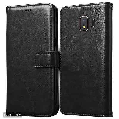 Rich Cell Shockproof Vintage Flip Back Cover For Asus Zenfon Max Pro M2 Black-thumb0