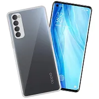 RichCell Soft Silicone|Perfect Fitting Hybrid Edge to Edge Side Protection Transparent Back Cover for Oppo Reno 4 Pro-thumb2