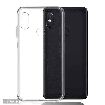 RichCell Soft Silicone|Perfect Fitting Hybrid Edge to Edge Side Protection Transparent Back Cover for Redmi Note 6 Pro-thumb0