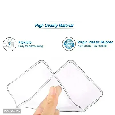 RichCell Soft Silicone|Perfect Fitting Hybrid Edge to Edge Side Protection Transparent Back Cover for Realme X7-thumb4