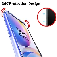 RichCell Soft Silicone|Perfect Fitting Hybrid Edge to Edge Side Protection Transparent Back Cover for OnePlus 8 Pro-thumb3