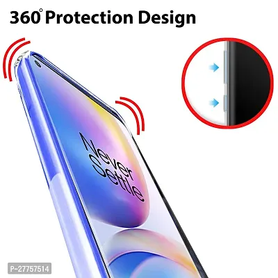 RichCell Soft Silicone|Perfect Fitting Hybrid Edge to Edge Side Protection Transparent Back Cover for OnePlus 8 Pro-thumb4