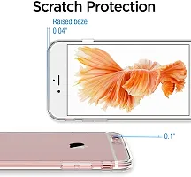 RichCell Soft Silicone|Perfect Fitting Hybrid Edge to Edge Side Protection Transparent Back Cover for iPhone 6 Plus-thumb2